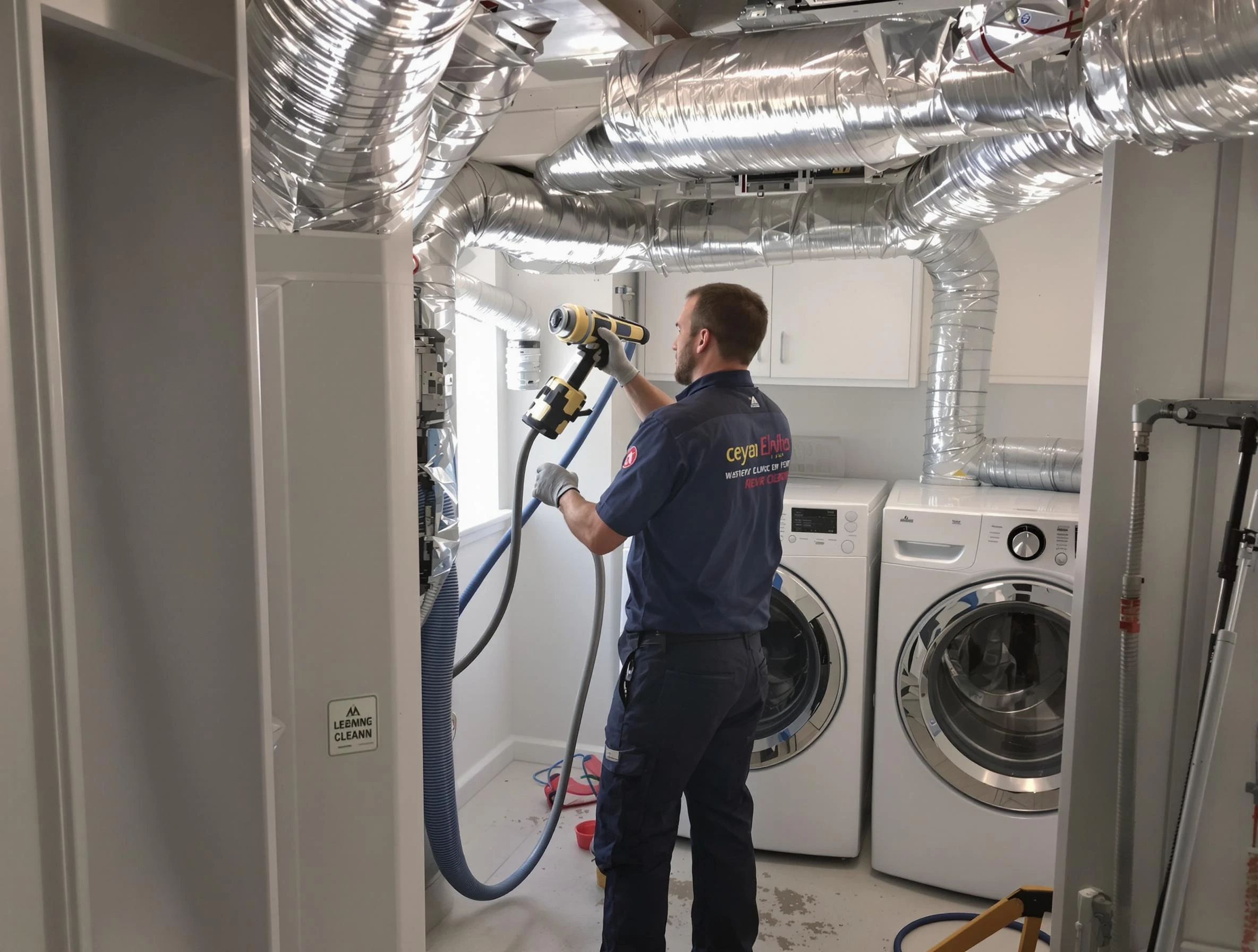 Chelsea Dryer Vent Cleaning specialist using advanced equipment for thorough duct cleaning in Chelsea
